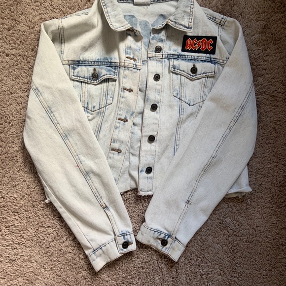 Jackets & Coats | Ac Dc Jean Jacket | Poshmark
